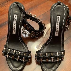 Manolo Blahnik stiletto bullet heels